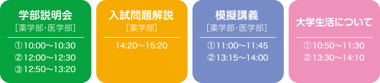オープンキャンパス説明会等について