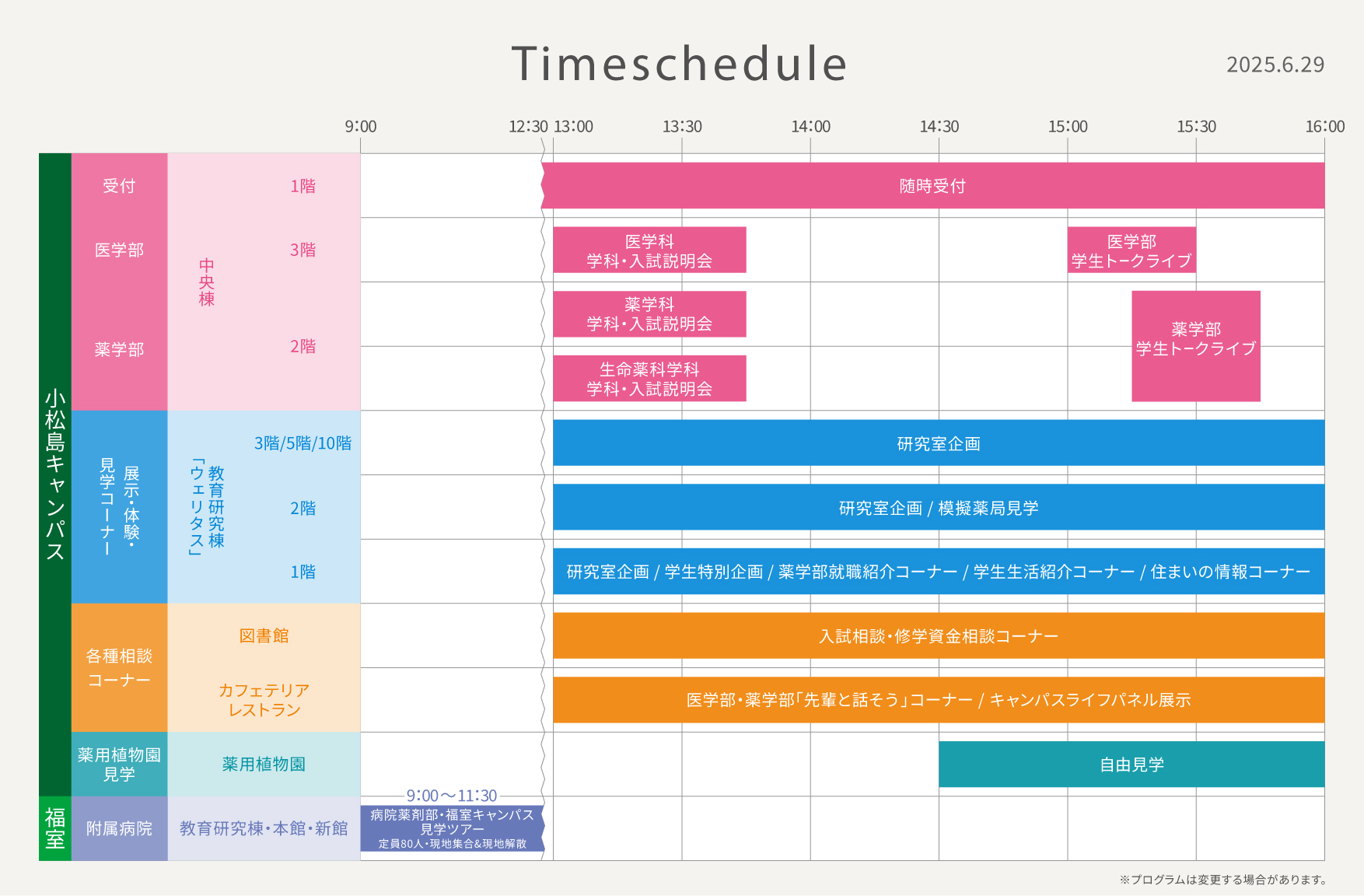 6/29タイムスケジュール